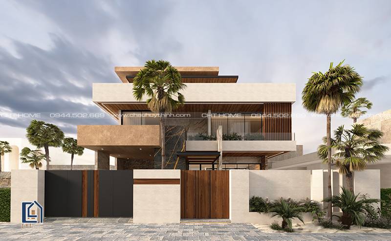 Thiet ke Villa 3 tang