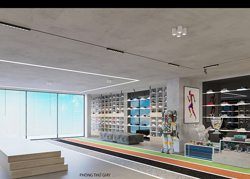 Showroom dang cap - Trai nghiem mua sam thoi thuong