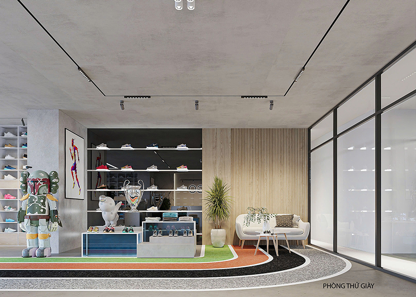 Showroom dang cap - Trai nghiem mua sam thoi thuong