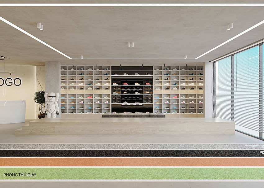 Showroom dang cap - Trai nghiem mua sam thoi thuong