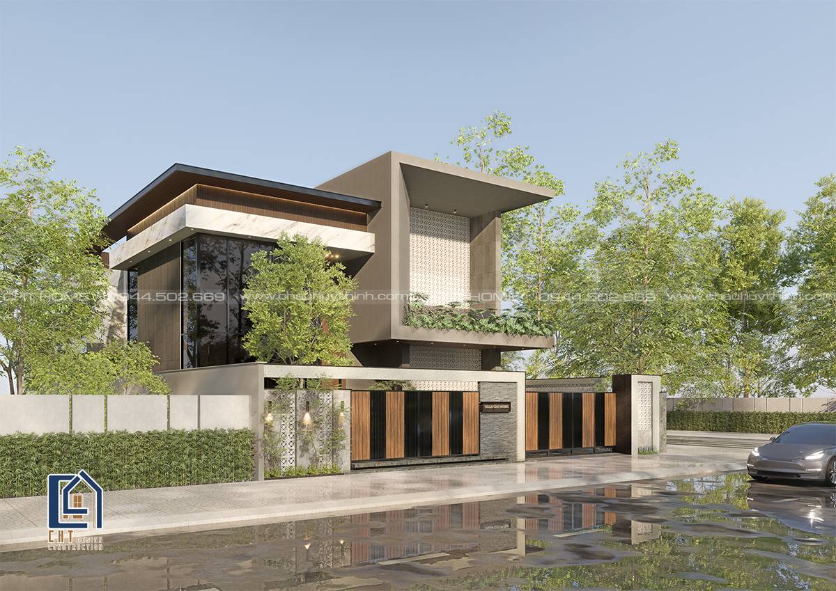 Thiet ke Villa 2 tang
