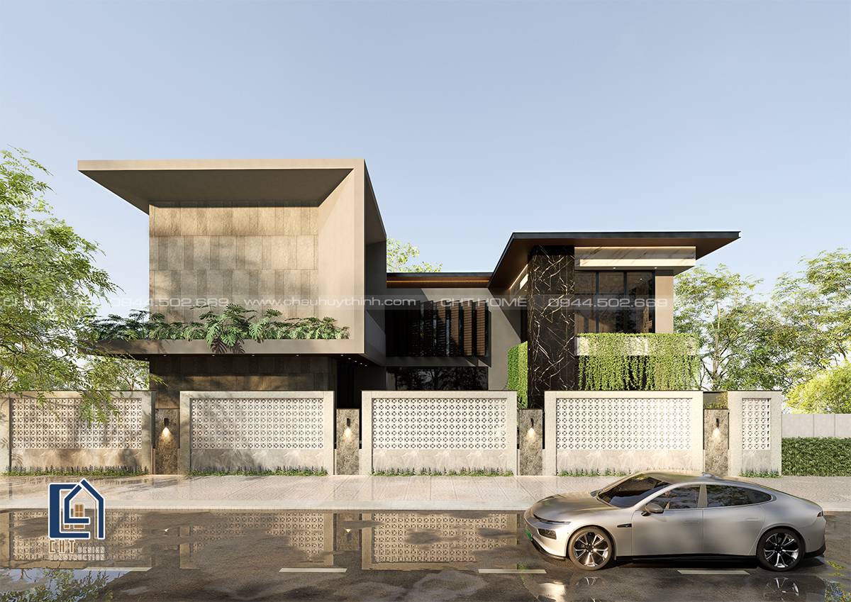 Thiet ke Villa 2 tang