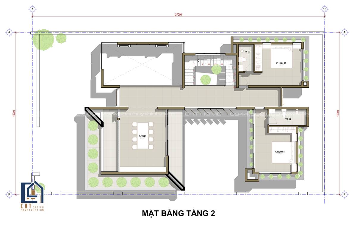Thiet ke Villa 2 tang