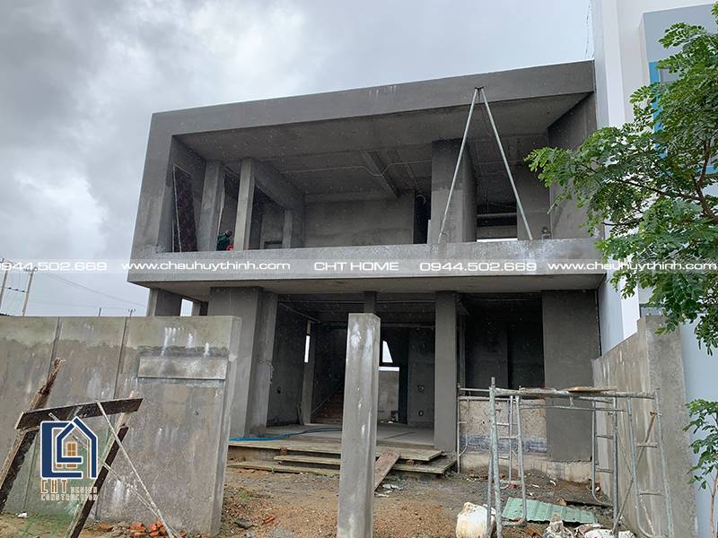 CHT HOME thi công xây dựng phần thô công trình