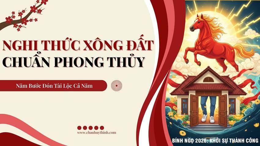Nghi thuc xong dat chuan phong thuy 5 buoc don tai loc