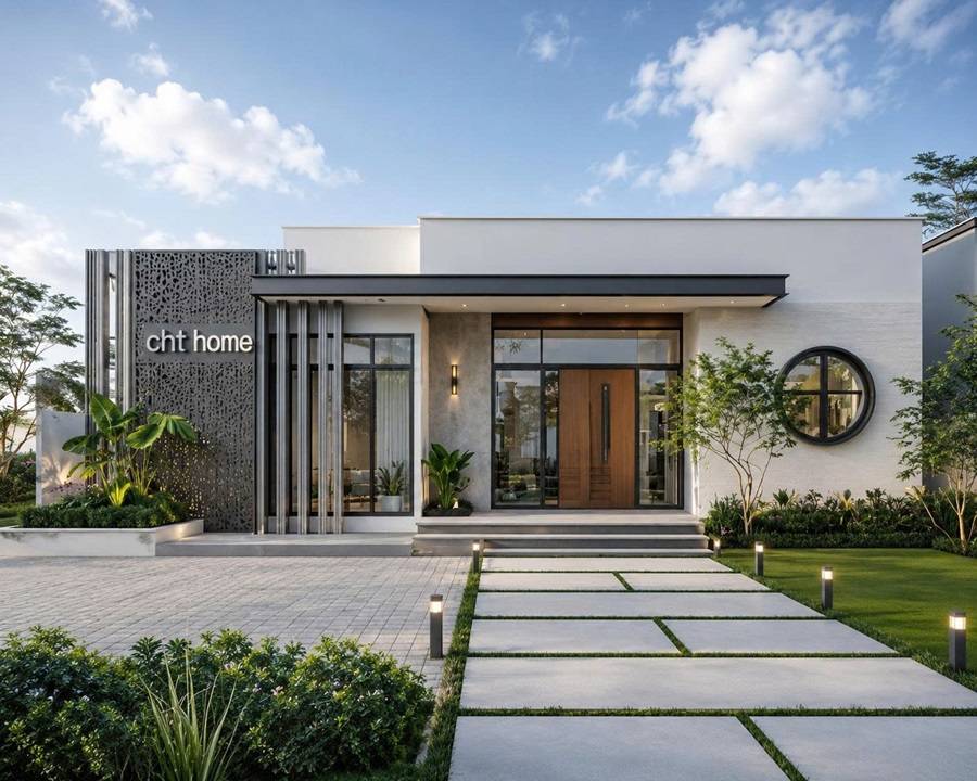 Mau villa xu huong 2027 thiet ke dep hien dai nhat