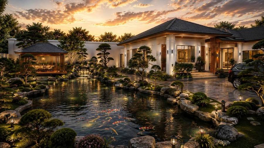 Mau villa xu huong 2027 thiet ke dep hien dai nhat